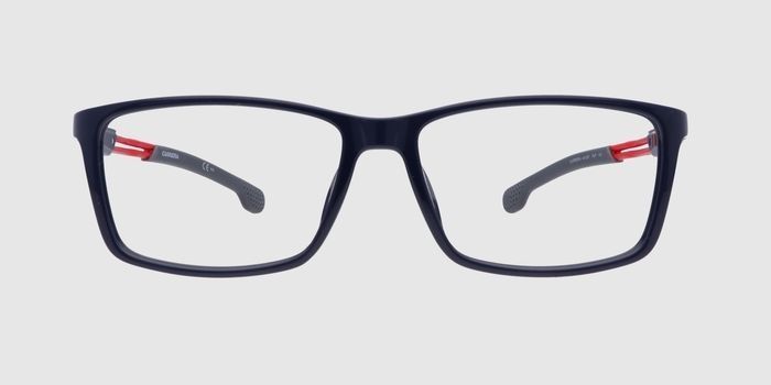  Blue Full frame Rectangle Eyeglasses for Men