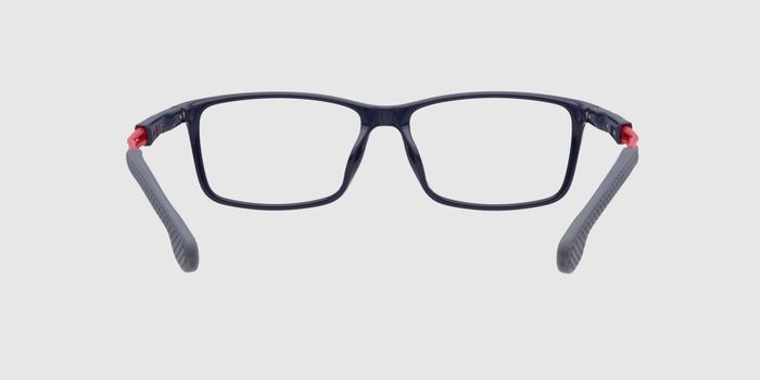  Blue Full frame Rectangle Eyeglasses for Men