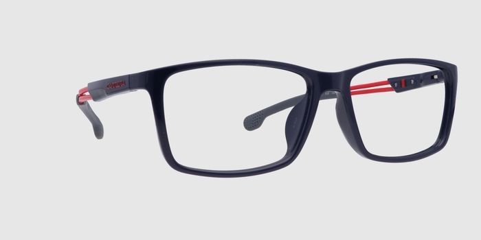  Blue Full frame Rectangle Eyeglasses for Men