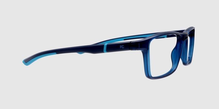  Blue Full frame Rectangle Eyeglasses for Men