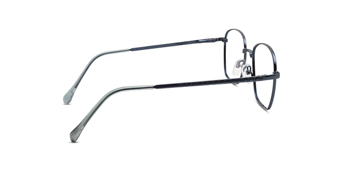  Blue Full Frame Square Computer Glasses for Men and Women