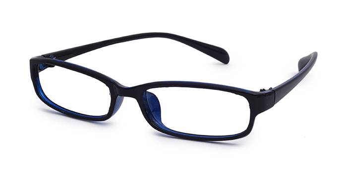  Blue Full Frame Rectangle Eyeglasses for Men and Women