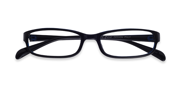  Blue Full Frame Rectangle Eyeglasses for Men and Women