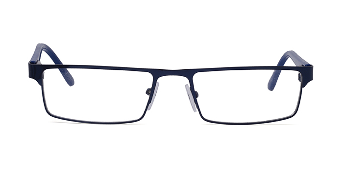  Blue Full Frame Rectangle Eyeglasses for Men and Women