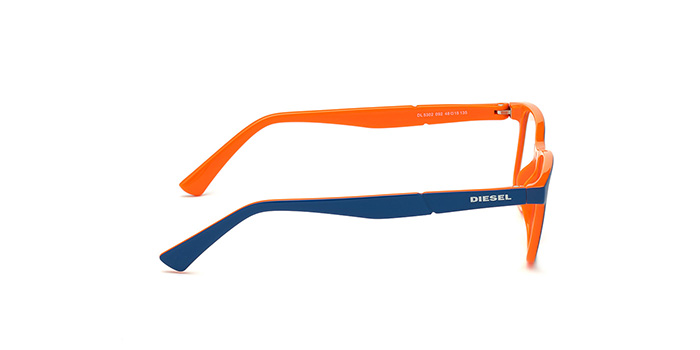 Diesel Blue Full Frame Rectangle Eyeglasses for Men and Women
