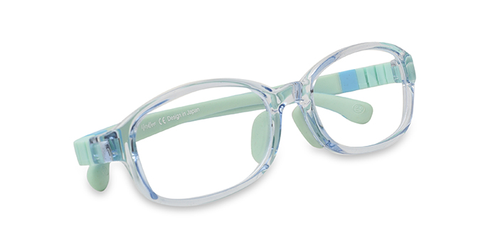  Blue Full Frame Rectangle Eyeglasses for Kids