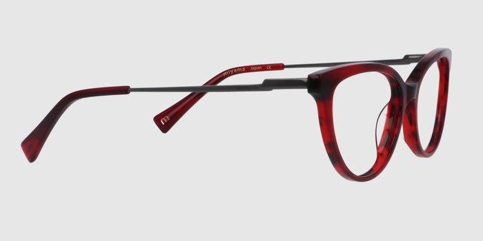  Red Full rim Cat eye Eyeglasses for Women