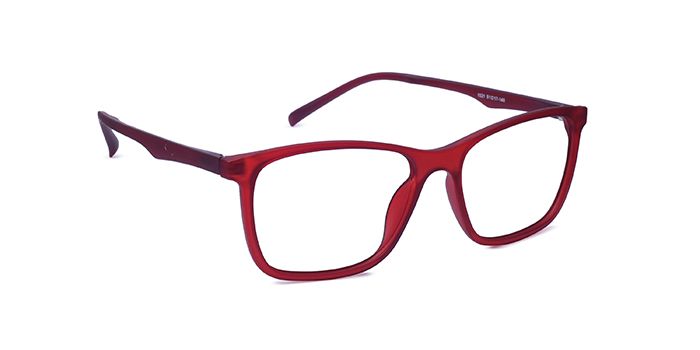  Red Full frame Wayfarer Computer Glasses for Men and Women