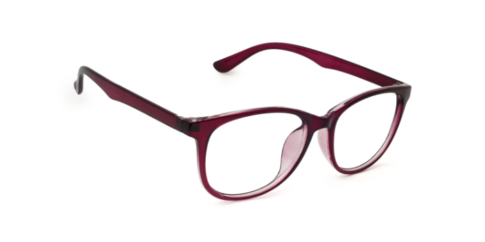  Wine Full Frame Round Eyeglasses for Men and Women