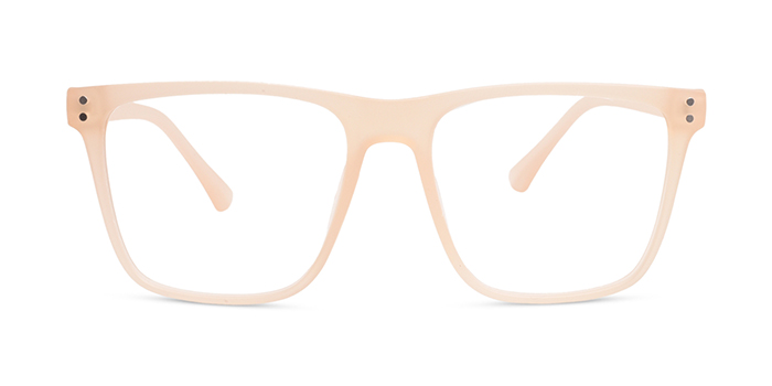  Peach Full Frame Wayfarer Eyeglasses for Women