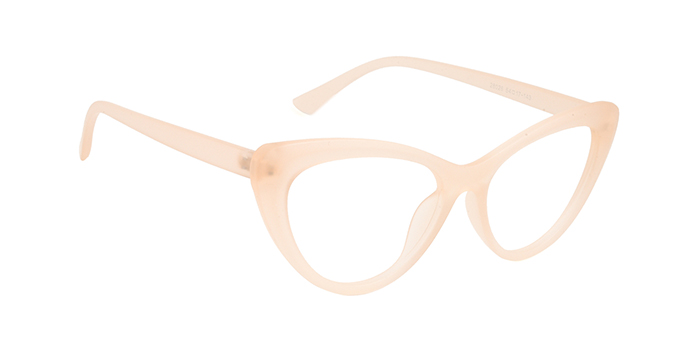  Peach Full Frame Cateye Eyeglasses for Women