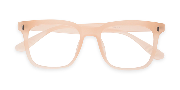  Peach Full Frame Wayfarer Eyeglasses for Women