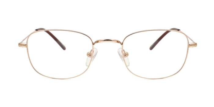 KILLER Gold Full Frame Square Eyeglasses for Men and Women