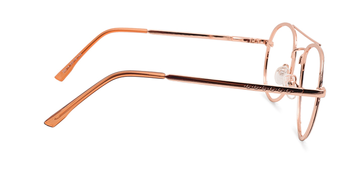  Gold Full Frame Aviator Eyeglasses for Men and Women
