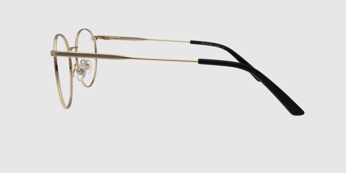  Gold Full rim Round Eyeglasses for Women