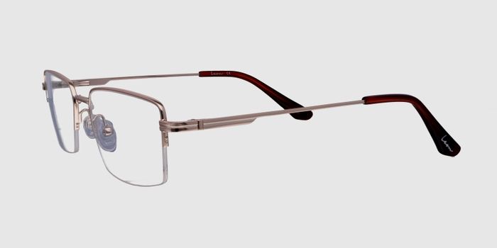  Gold Half rim Rectangle Eyeglasses for Men