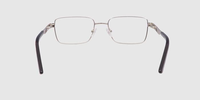  Gold Full frame Rectangle Eyeglasses for Men and Women