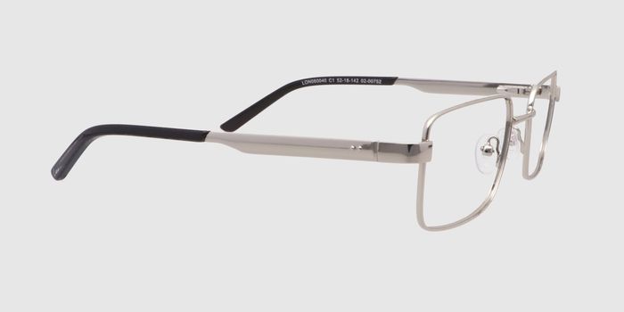  Gold Full frame Rectangle Eyeglasses for Men and Women