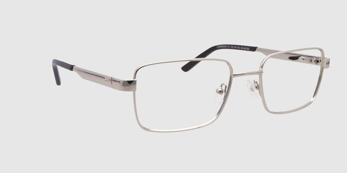  Gold Full frame Rectangle Eyeglasses for Men and Women