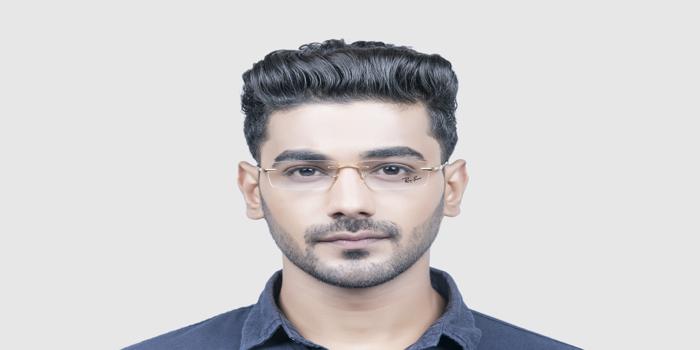  Gold Rimless Rectangle Eyeglasses for Men and Women
