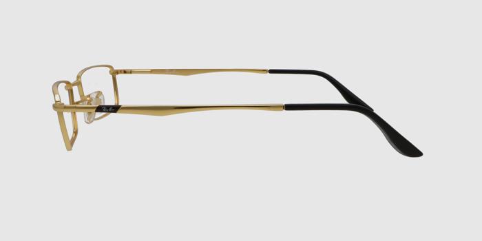  Gold Full frame Rectangle Eyeglasses for Women