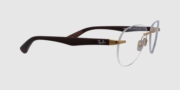  Gold Rimless Oval Eyeglasses for Women