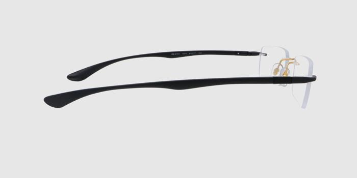  Gold Rimless Rectangle Eyeglasses for Men and Women