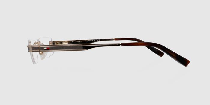  Gold Rimless Rectangle Eyeglasses for Women