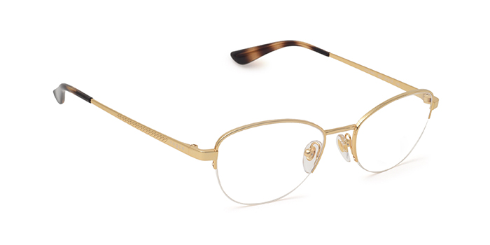 VOGUE 0VO4184I Gold Half Frame Oval Eyeglasses for Women