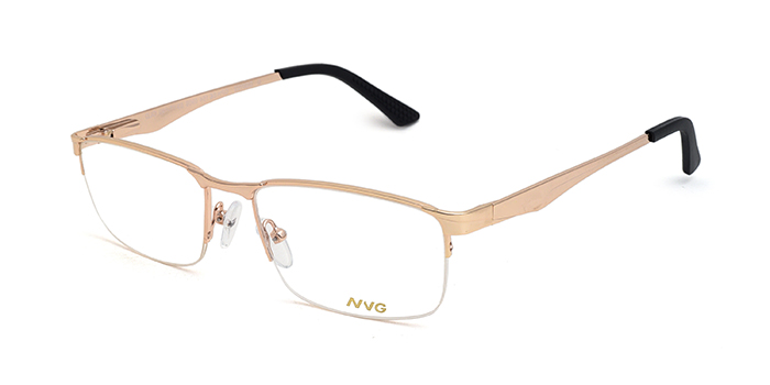 25 Nvg Clear Half Frame Wayfarer Eyeglasses E25b5528 ₹1298 5186