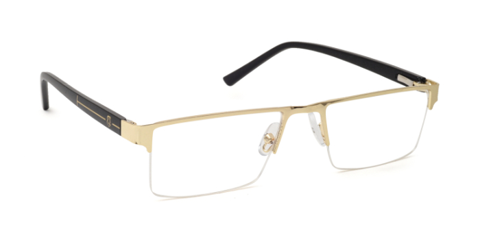 Mirar Clear Half Frame Rectangle Eyeglasses E25b9235 ₹990