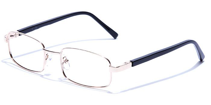  Gold Full Frame Wayfarer Eyeglasses for Men and Women