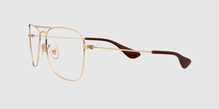  Gold Full frame Wayfarer Eyeglasses for Women