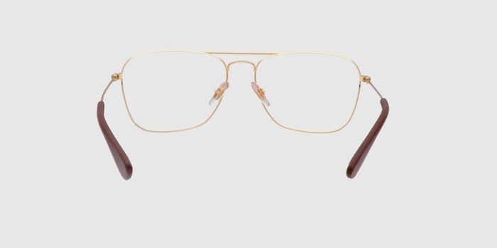  Gold Full frame Wayfarer Eyeglasses for Women