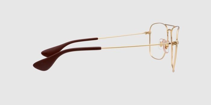  Gold Full frame Wayfarer Eyeglasses for Women