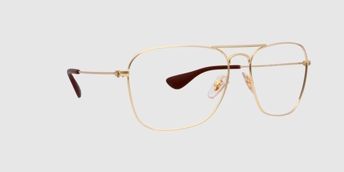  Gold Full frame Wayfarer Eyeglasses for Women