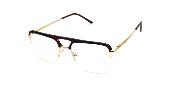  Gold Full Frame Wayfarer Eyeglasses for Men and Women