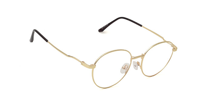 Gold hotsell round eyeglasses