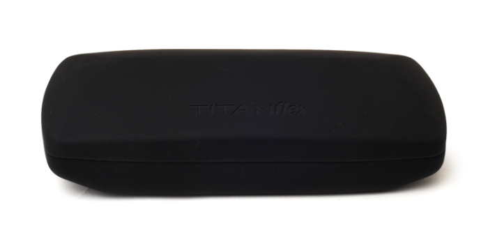 Titan Flex Gold Full Frame Round Eyeglasses for Men and Women