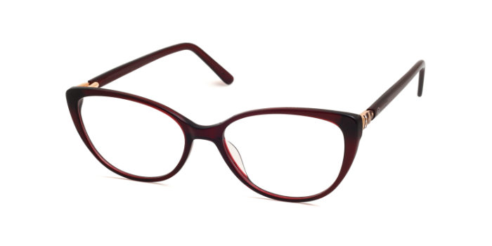 INTEGRITI Wine Full Frame Cateye Eyeglasses for Women