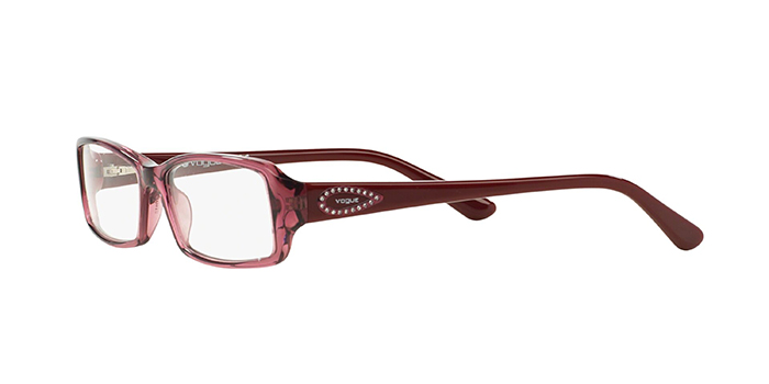 VOGUE Wine Full Frame Rectangle Eyeglasses for Women