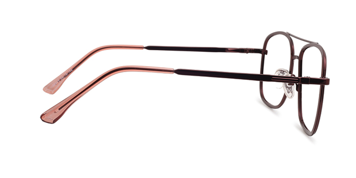 Wine Full Frame Square Eyeglasses for Women
