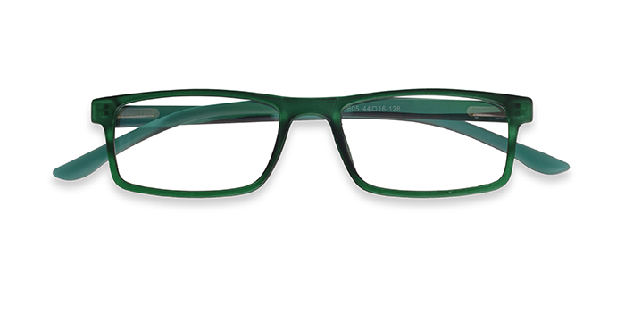  Green Full Frame Wayfarer Eyeglasses for Kids