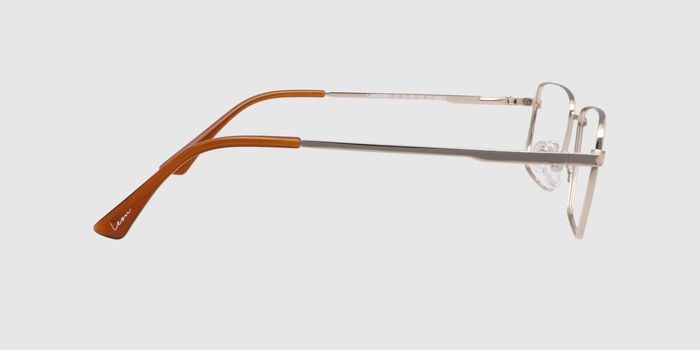  Golden Full frame Rectangle Eyeglasses for Men and Women