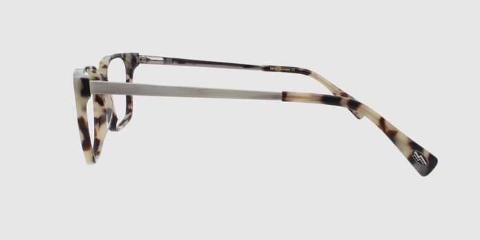  Cream Full rim Square Eyeglasses for Men