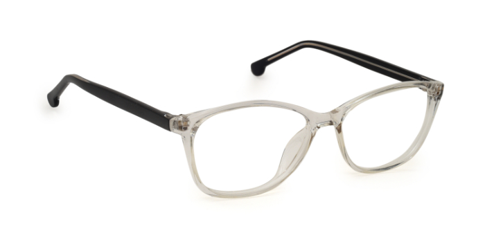  Transparent Full Frame Rectangle Eyeglasses for Men and Women