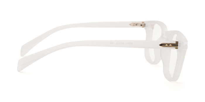  Transparent Full Frame Square Eyeglasses for Men and Women