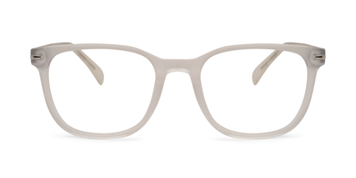 MIRAR by EyeMyEye E50B10907 White Full Frame Square Eyeglasses for Men and Women