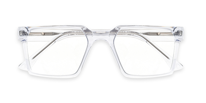  Transparent Full Frame Wayfarer Eyeglasses for Men and Women