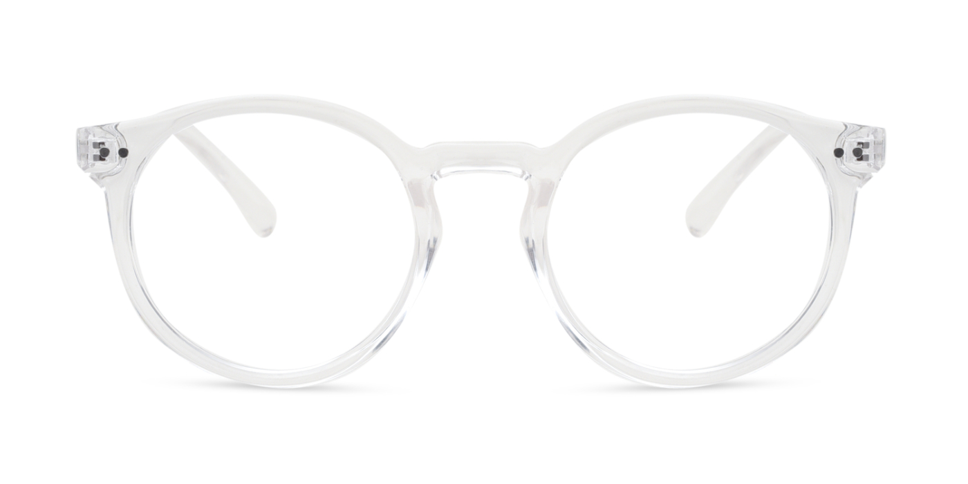 Clear round outlet eyeglasses